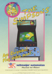 The Simpsons (2 Players Asia) Arcade Game Cover